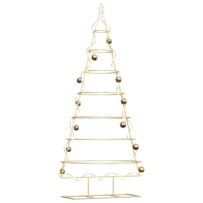 Metall Weihnachtsbaum Gold 210 cm Pulverbeschichteter Stahl