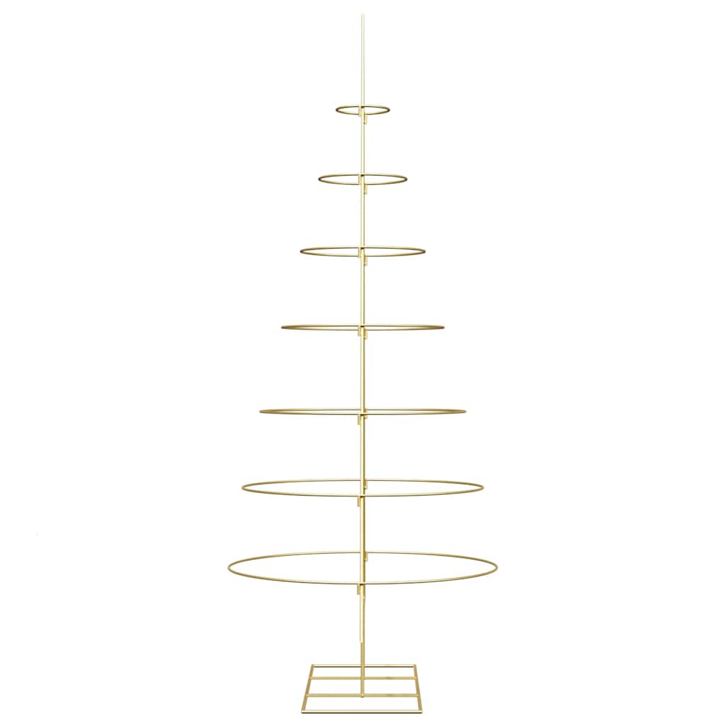 Metall Weihnachtsbaum Gold 210 cm Pulverbeschichteter Stahl
