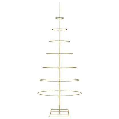 Metall Weihnachtsbaum Gold 210 cm Pulverbeschichteter Stahl