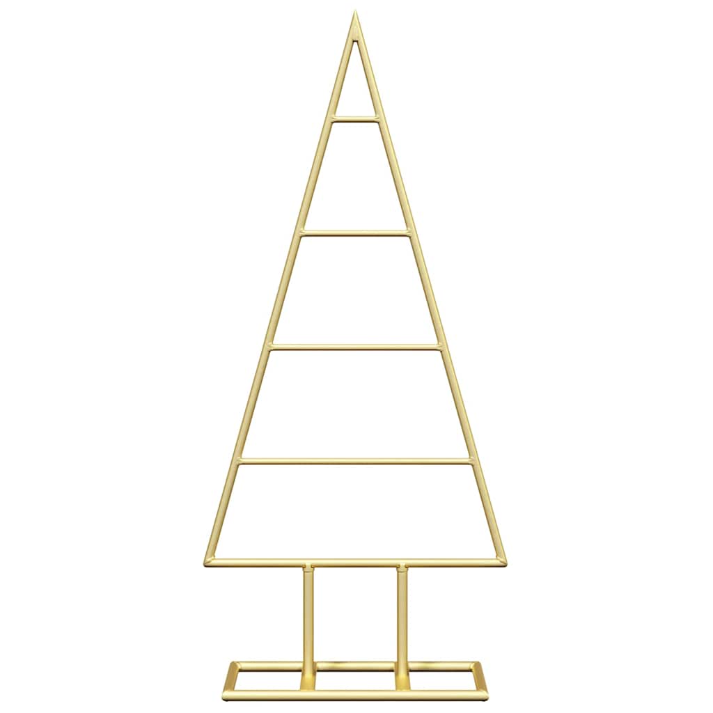 Metall Weihnachtsbaum Gold 60 cm Pulverbeschichteter Stahl
