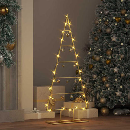 Metall Weihnachtsbaum Gold 90 cm Pulverbeschichteter Stahl