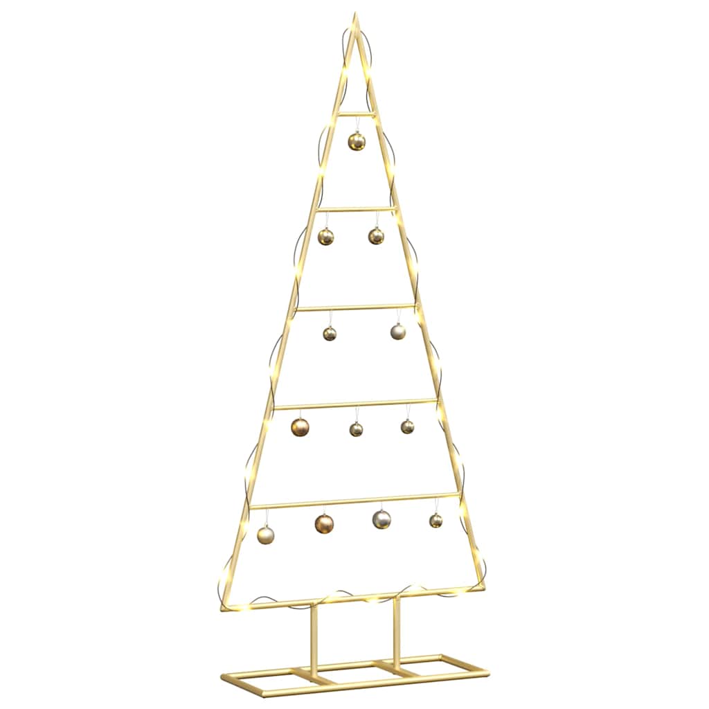 Metall Weihnachtsbaum Gold 90 cm Pulverbeschichteter Stahl