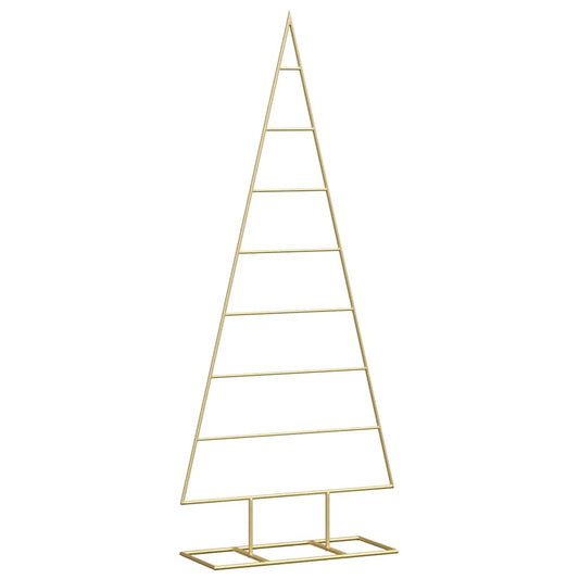 Metall Weihnachtsbaum Gold 125 cm Pulverbeschichteter Stahl