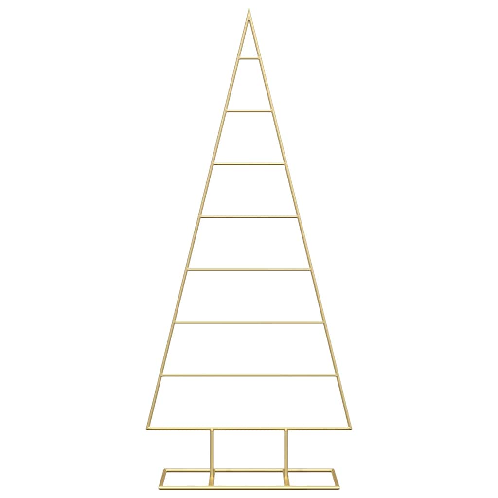 Metall Weihnachtsbaum Gold 125 cm Pulverbeschichteter Stahl