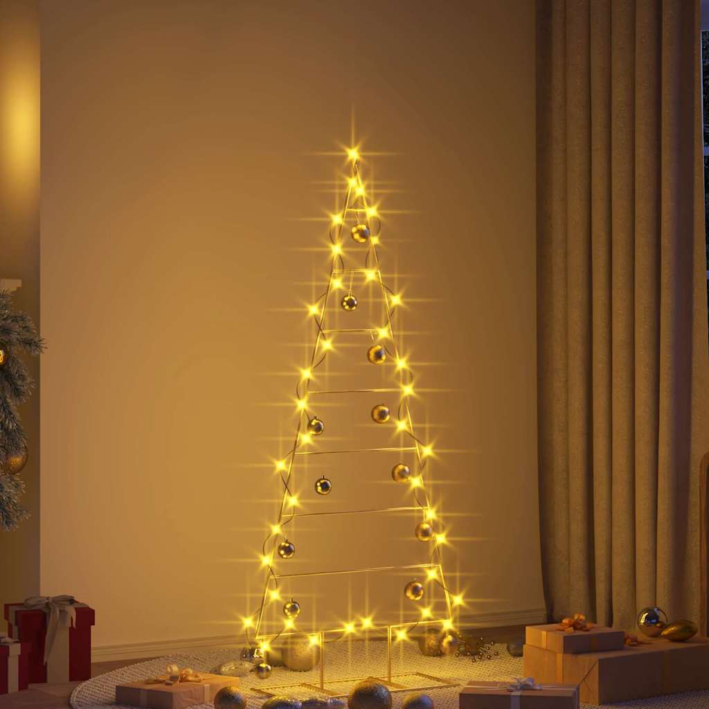 Metall Weihnachtsbaum Gold 150 cm Pulverbeschichteter Stahl