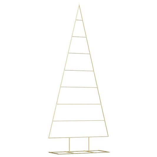 Metall Weihnachtsbaum Gold 210 cm Pulverbeschichteter Stahl