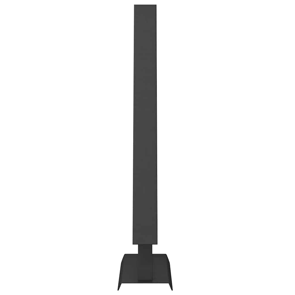 Metall Weihnachtsbaum mit Ständer Schwarz 60 cm Stahl