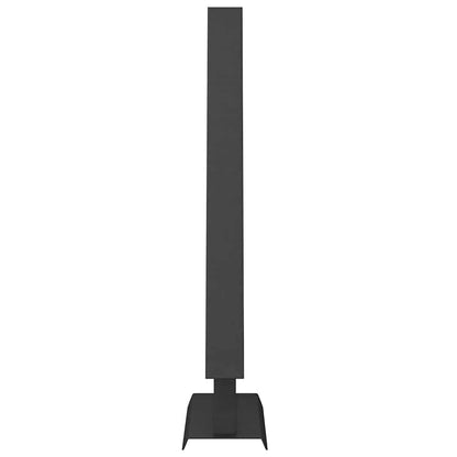 Metall Weihnachtsbaum mit Ständer Schwarz 60 cm Stahl