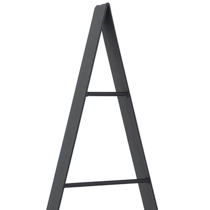 Metall Weihnachtsbaum mit Ständer Schwarz 90 cm Stahl