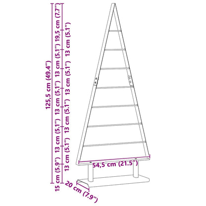 Metall Weihnachtsbaum mit Ständer Schwarz 125 cm Stahl