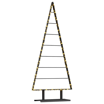 Metall Weihnachtsbaum mit Ständer Schwarz 150 cm Stahl
