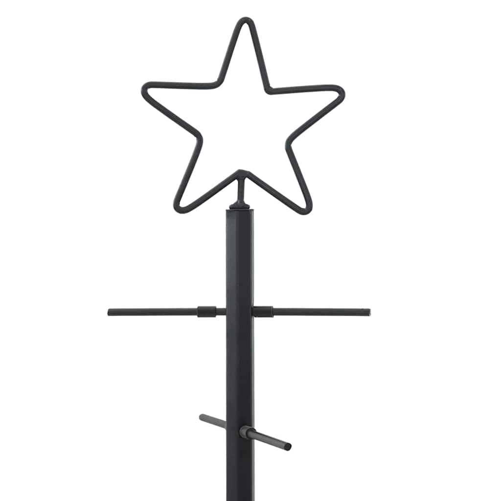 Metall Weihnachtsbaum Schwarz 60 cm Pulverbeschichteter Stahl