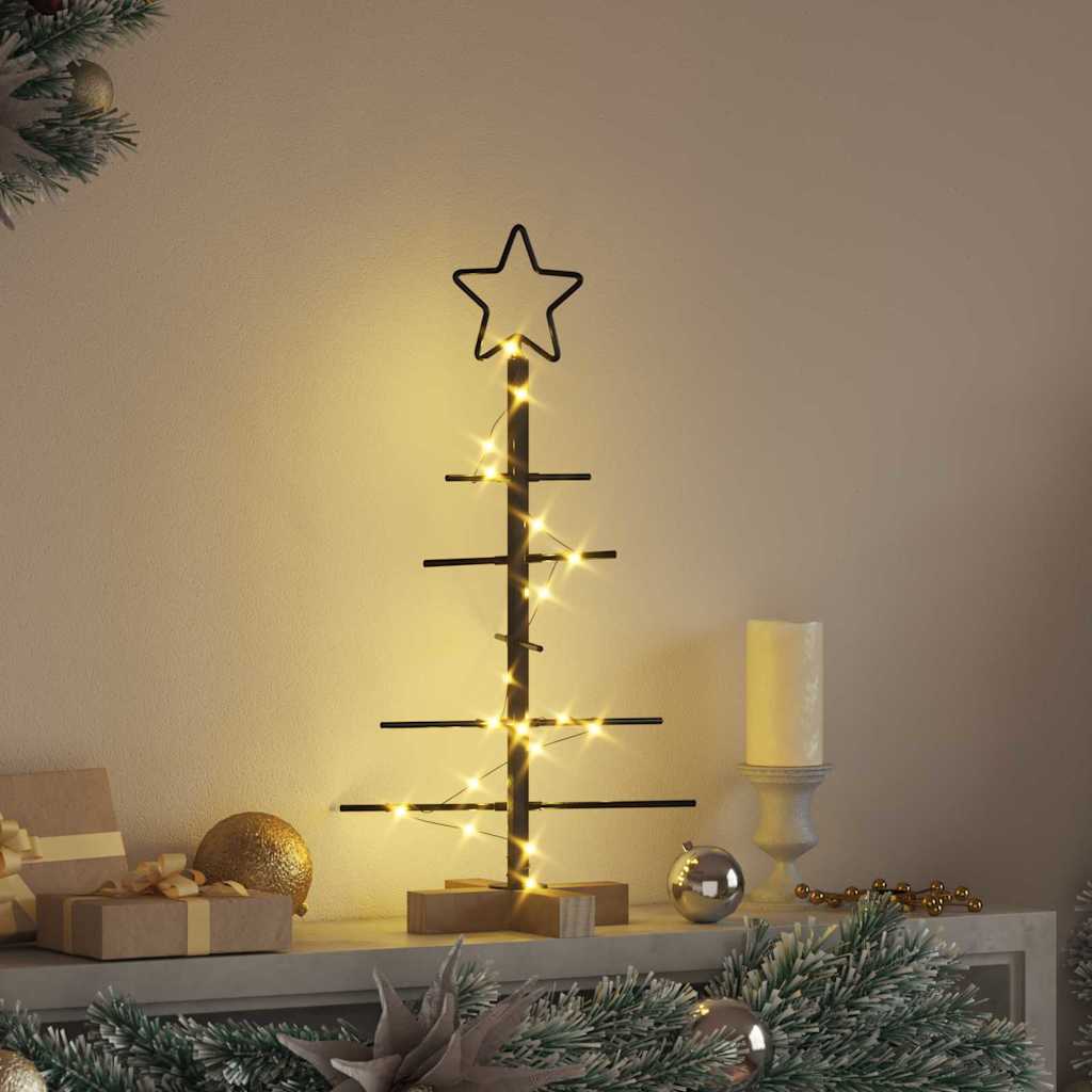 Metall Weihnachtsbaum Schwarz 60 cm Pulverbeschichteter Stahl
