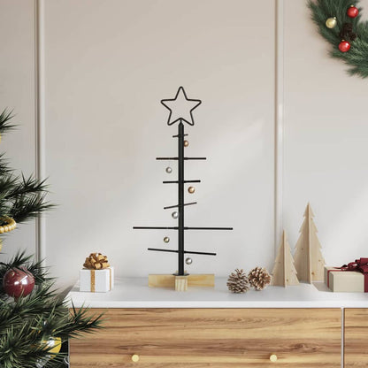Metall Weihnachtsbaum Schwarz 60 cm Pulverbeschichteter Stahl