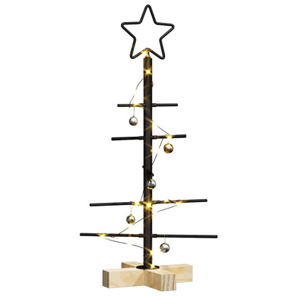 Metall Weihnachtsbaum Schwarz 60 cm Pulverbeschichteter Stahl