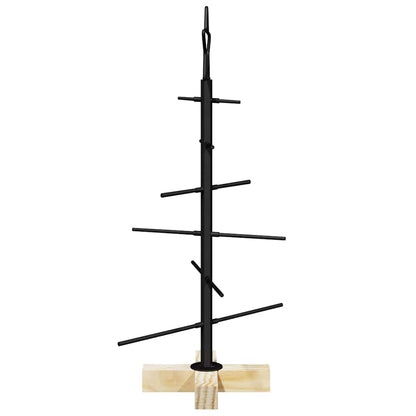 Metall Weihnachtsbaum Schwarz 60 cm Pulverbeschichteter Stahl