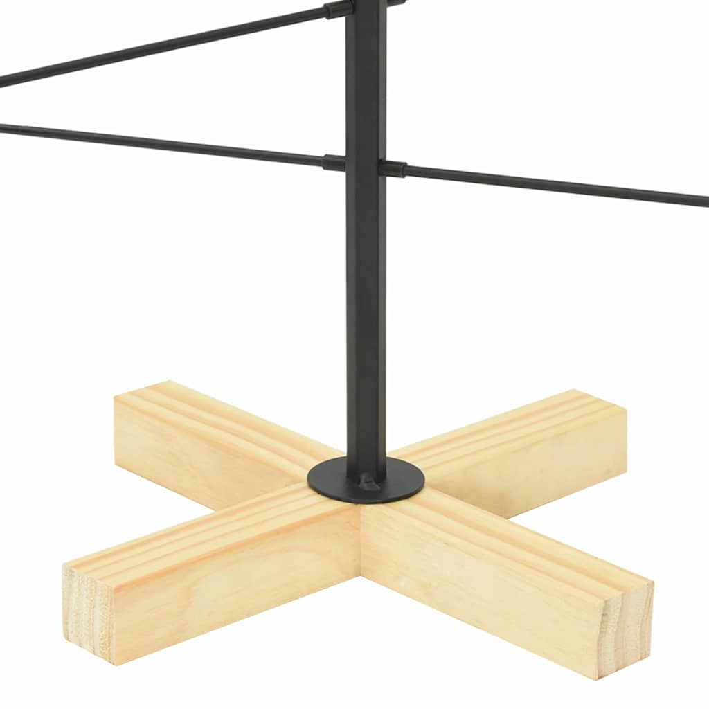 Metall Weihnachtsbaum Schwarz 90 cm Pulverbeschichteter Stahl