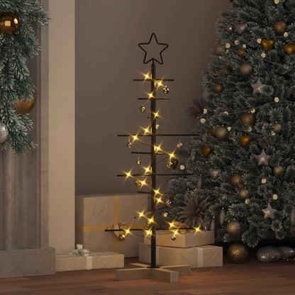 Metall Weihnachtsbaum Schwarz 90 cm Pulverbeschichteter Stahl