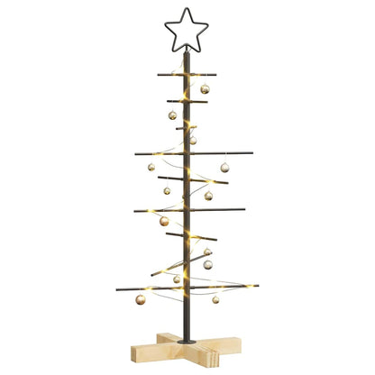 Metall Weihnachtsbaum Schwarz 90 cm Pulverbeschichteter Stahl