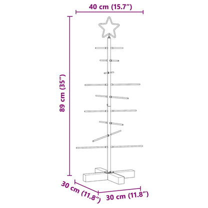 Metall Weihnachtsbaum Schwarz 90 cm Pulverbeschichteter Stahl