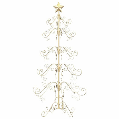Metall Weihnachtsbaum Gold 150 cm Pulverbeschichteter Stahl
