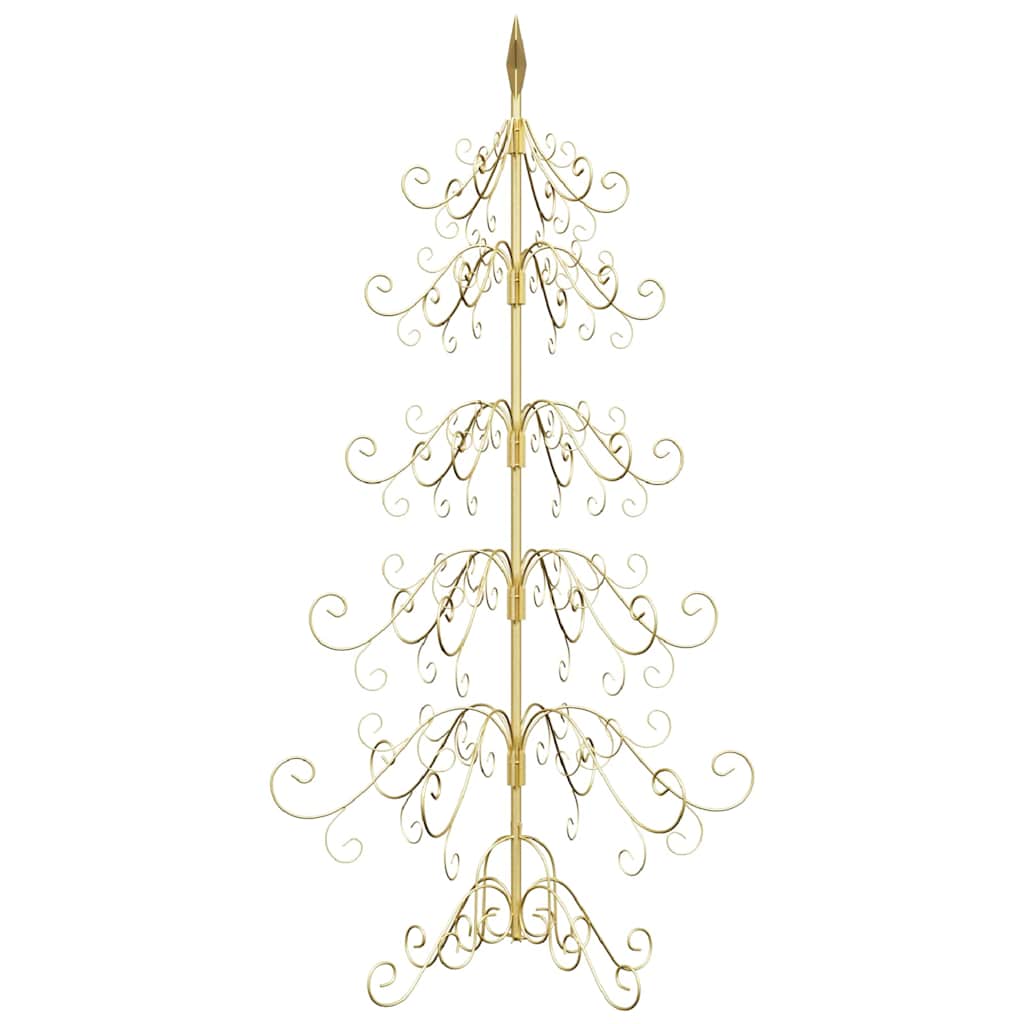 Metall Weihnachtsbaum Gold 150 cm Pulverbeschichteter Stahl