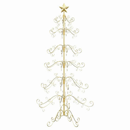 Metall Weihnachtsbaum Gold 180 cm Pulverbeschichteter Stahl