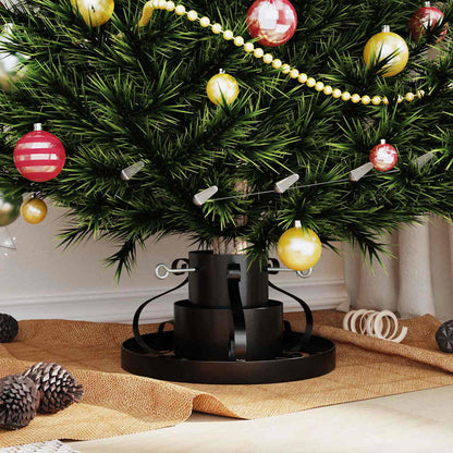 Supporto per albero di Natale, nero, 40 x 40 x 21 cm, acciaio