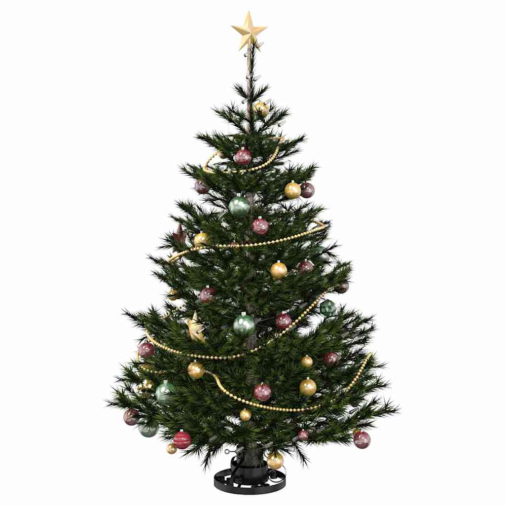 Supporto per albero di Natale, nero, 40 x 40 x 21 cm, acciaio