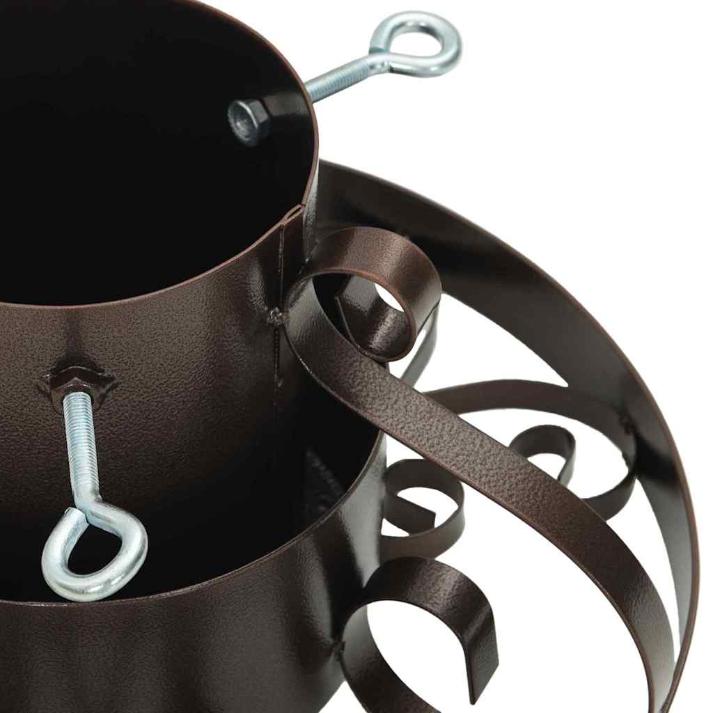 Weihnachtsbaumständer Antikes Kupfer 40 x 40 x 20,5 cm Stahl