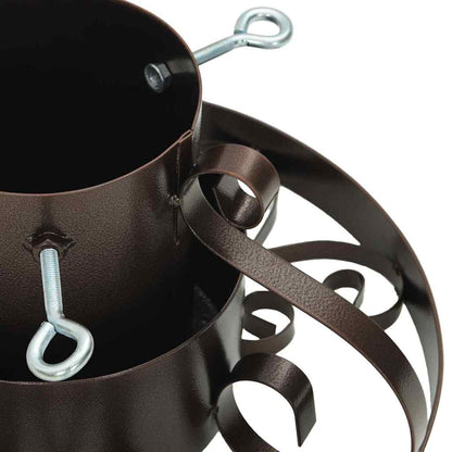 Weihnachtsbaumständer Antikes Kupfer 40 x 40 x 20,5 cm Stahl