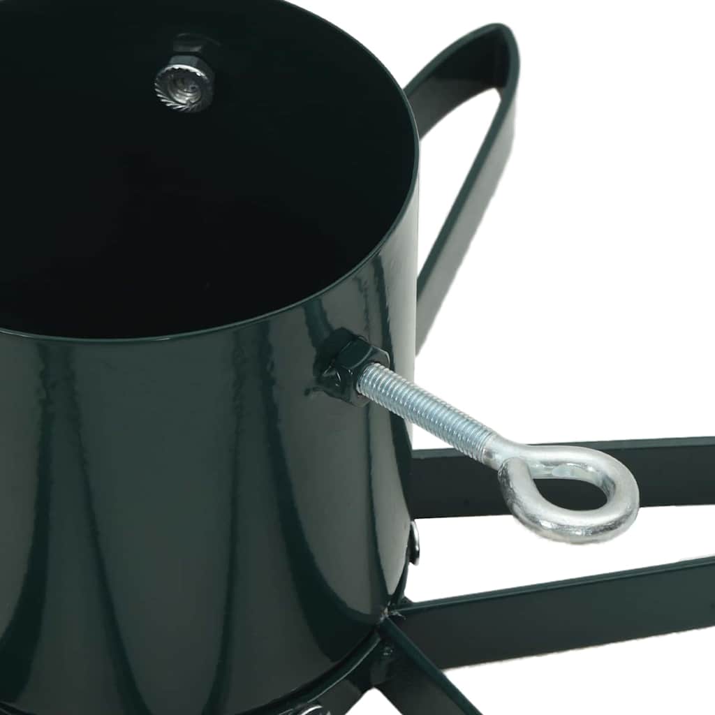 Weihnachtsbaumständer 1.73 Grün 49 x 49 x 15,5 cm Stahl