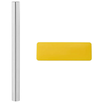 Möbelaufkleber Silber 90 x 500 cm Kunststoff