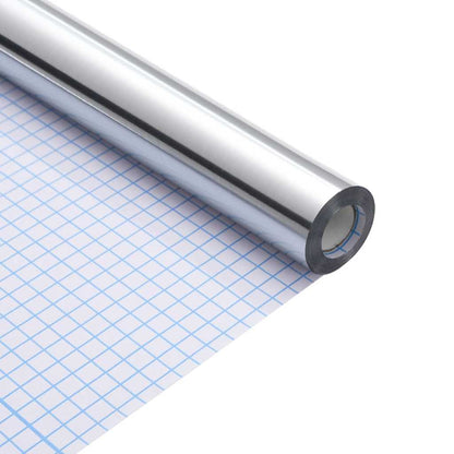 Möbelaufkleber Silber 90 x 500 cm Kunststoff