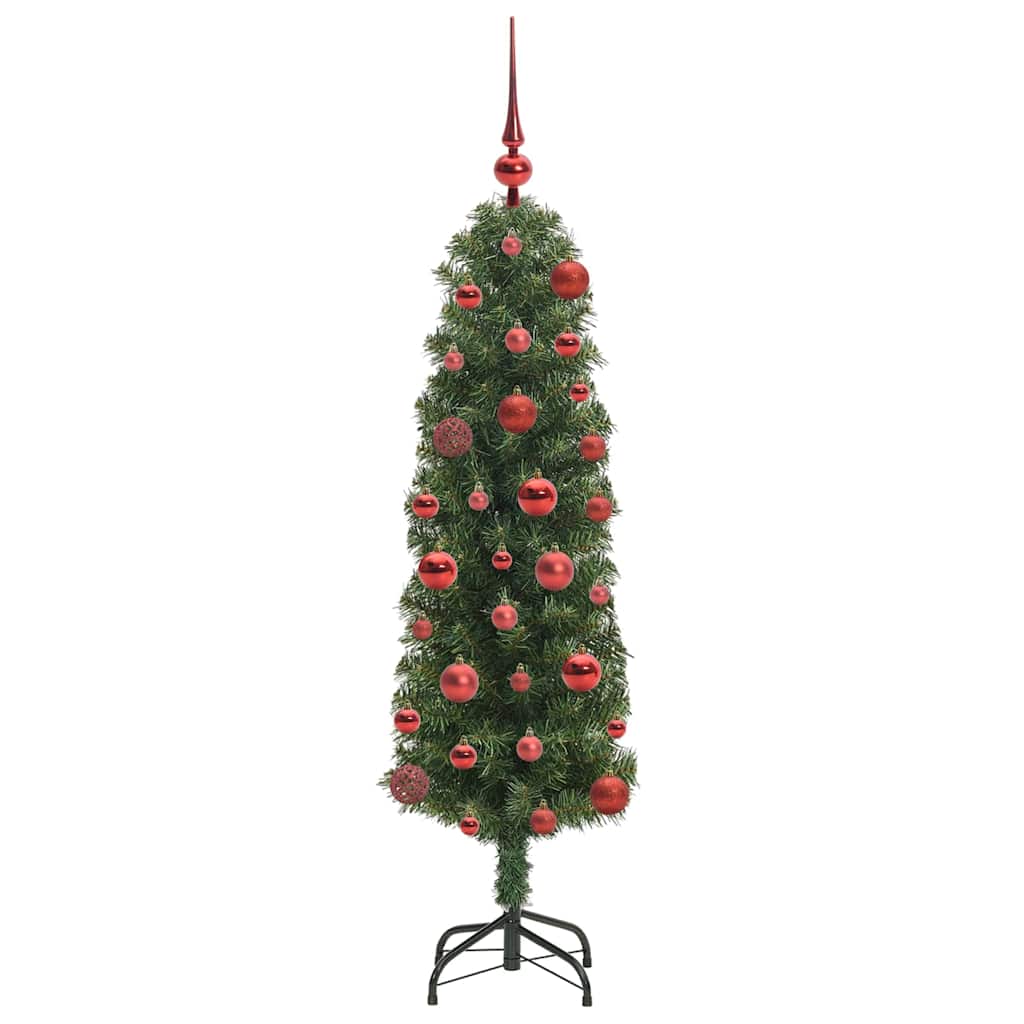 Künstlicher Weihnachtsbaum mit 150 LEDs mit Ständer Grün 120 cm