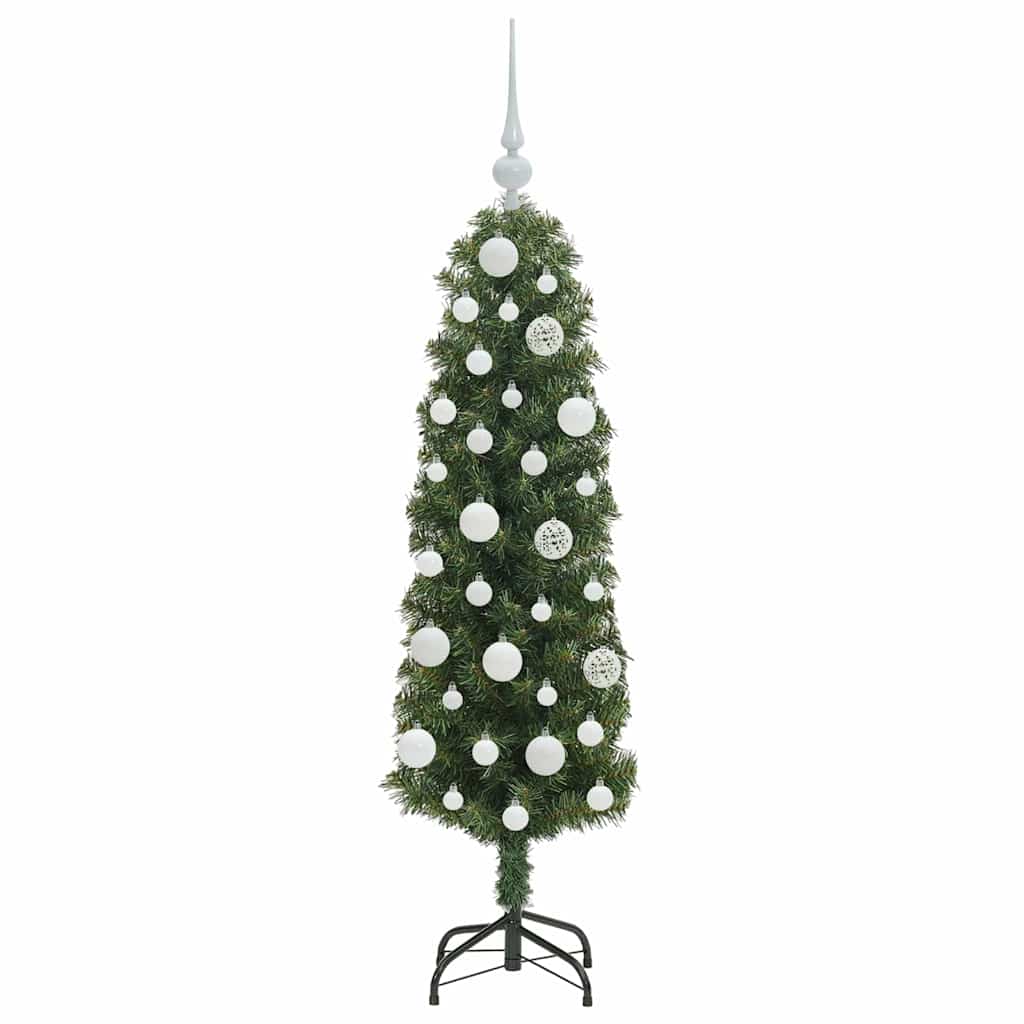 Künstlicher Weihnachtsbaum mit 150 LEDs mit Ständer Grün 120 cm