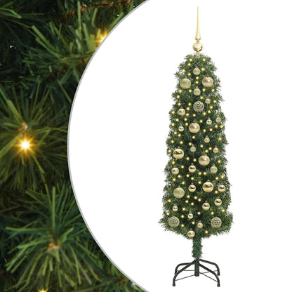 Künstlicher Weihnachtsbaum mit 150 LEDs mit Ständer Grün 120 cm