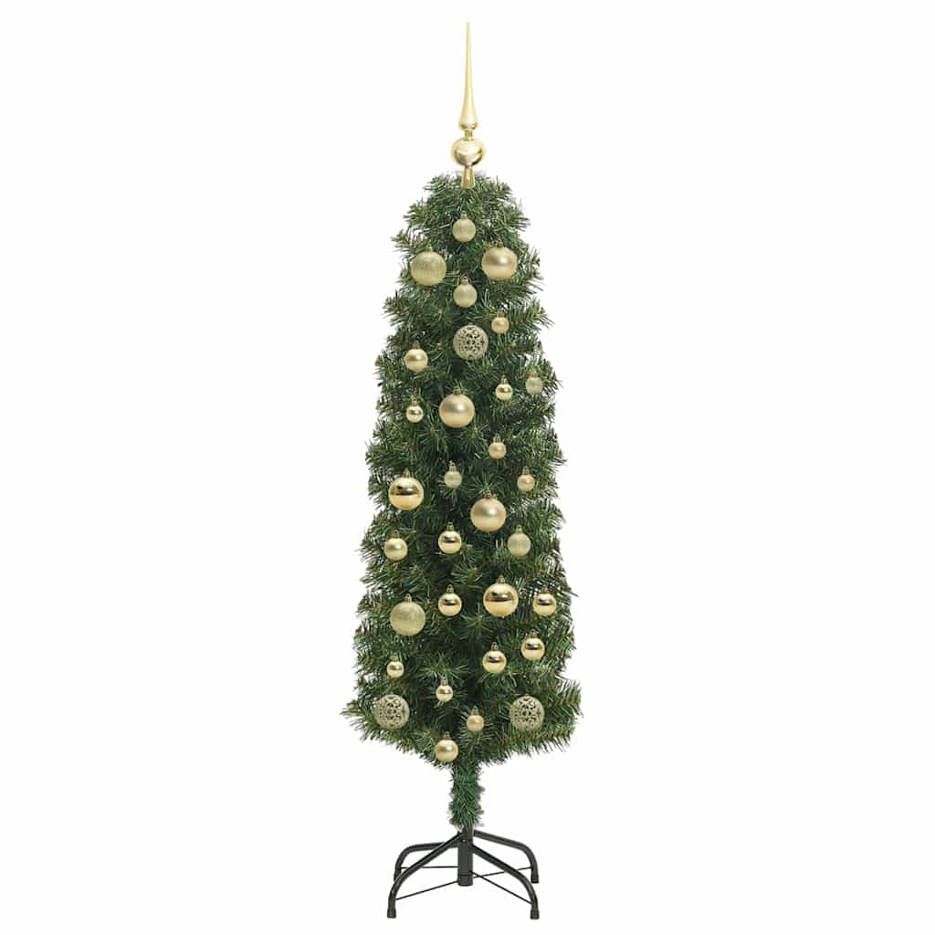 Künstlicher Weihnachtsbaum mit 150 LEDs mit Ständer Grün 120 cm