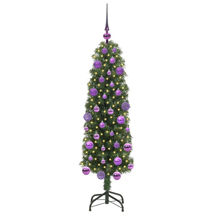 Künstlicher Weihnachtsbaum mit 150 LEDs mit Ständer Grün 120 cm