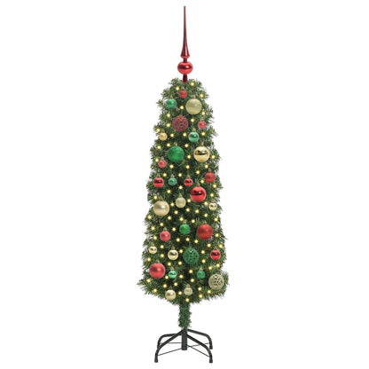 Künstlicher Weihnachtsbaum mit 150 LEDs mit Ständer Grün 120 cm