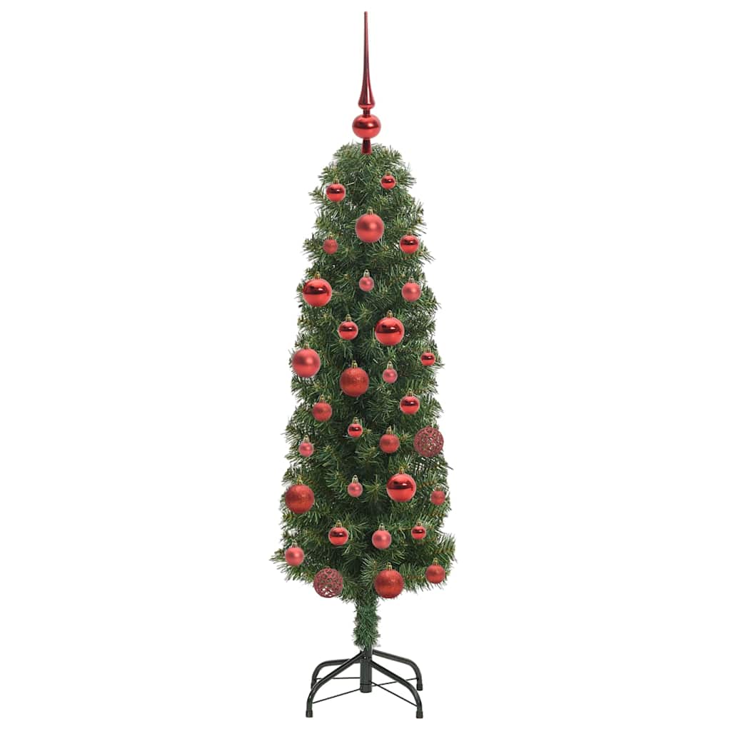 Künstlicher Weihnachtsbaum mit 150 LEDs mit Ständer Grün 150 cm