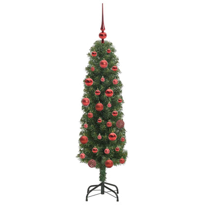 Künstlicher Weihnachtsbaum mit 150 LEDs mit Ständer Grün 150 cm