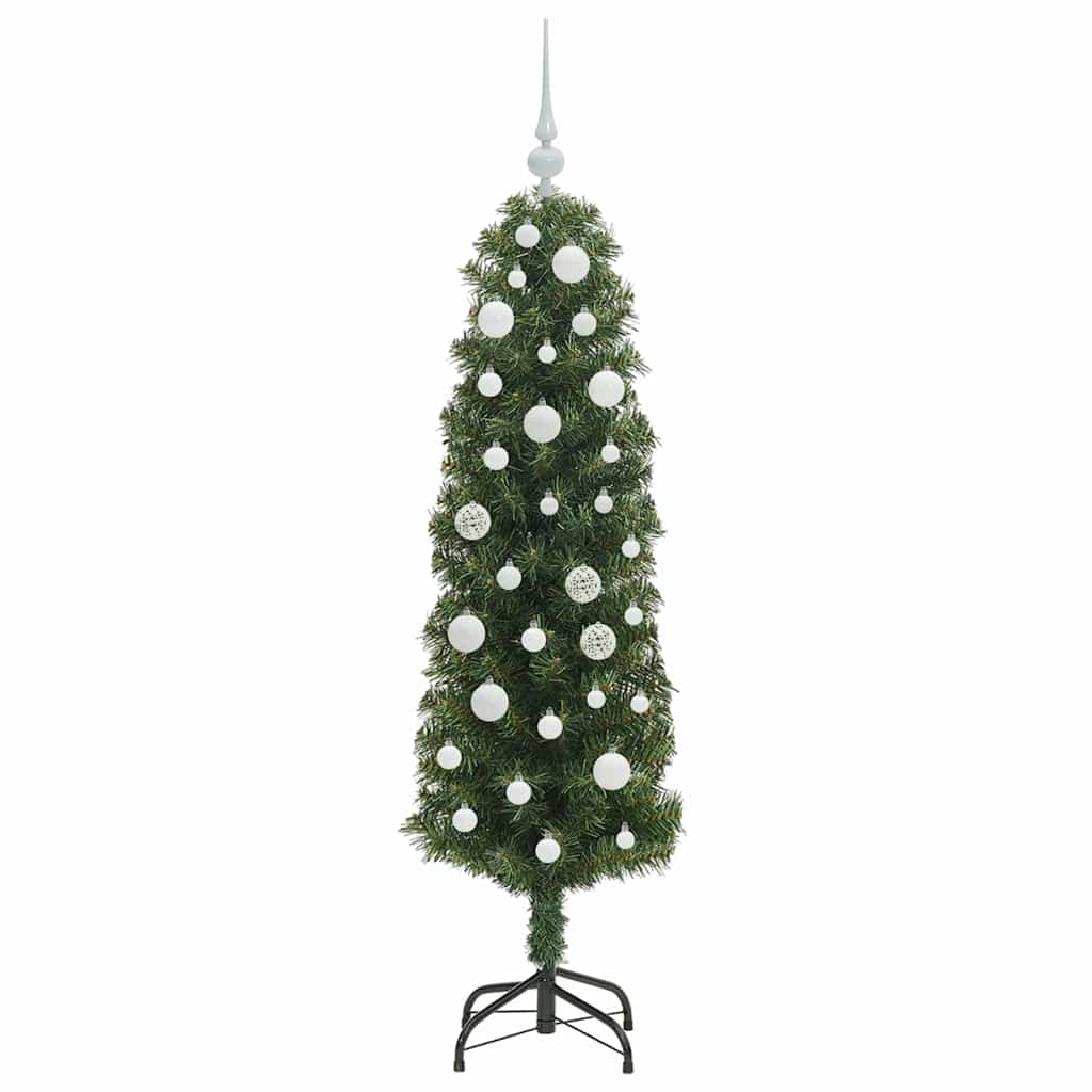 Künstlicher Weihnachtsbaum mit 150 LEDs mit Ständer Grün 150 cm