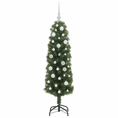 Künstlicher Weihnachtsbaum mit 150 LEDs mit Ständer Grün 150 cm