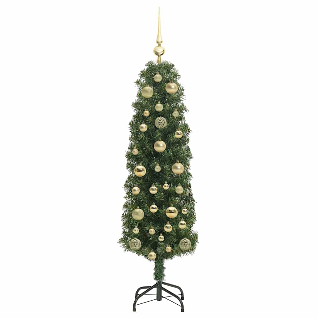 Künstlicher Weihnachtsbaum mit 150 LEDs mit Ständer Grün 150 cm