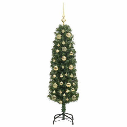 Künstlicher Weihnachtsbaum mit 150 LEDs mit Ständer Grün 150 cm