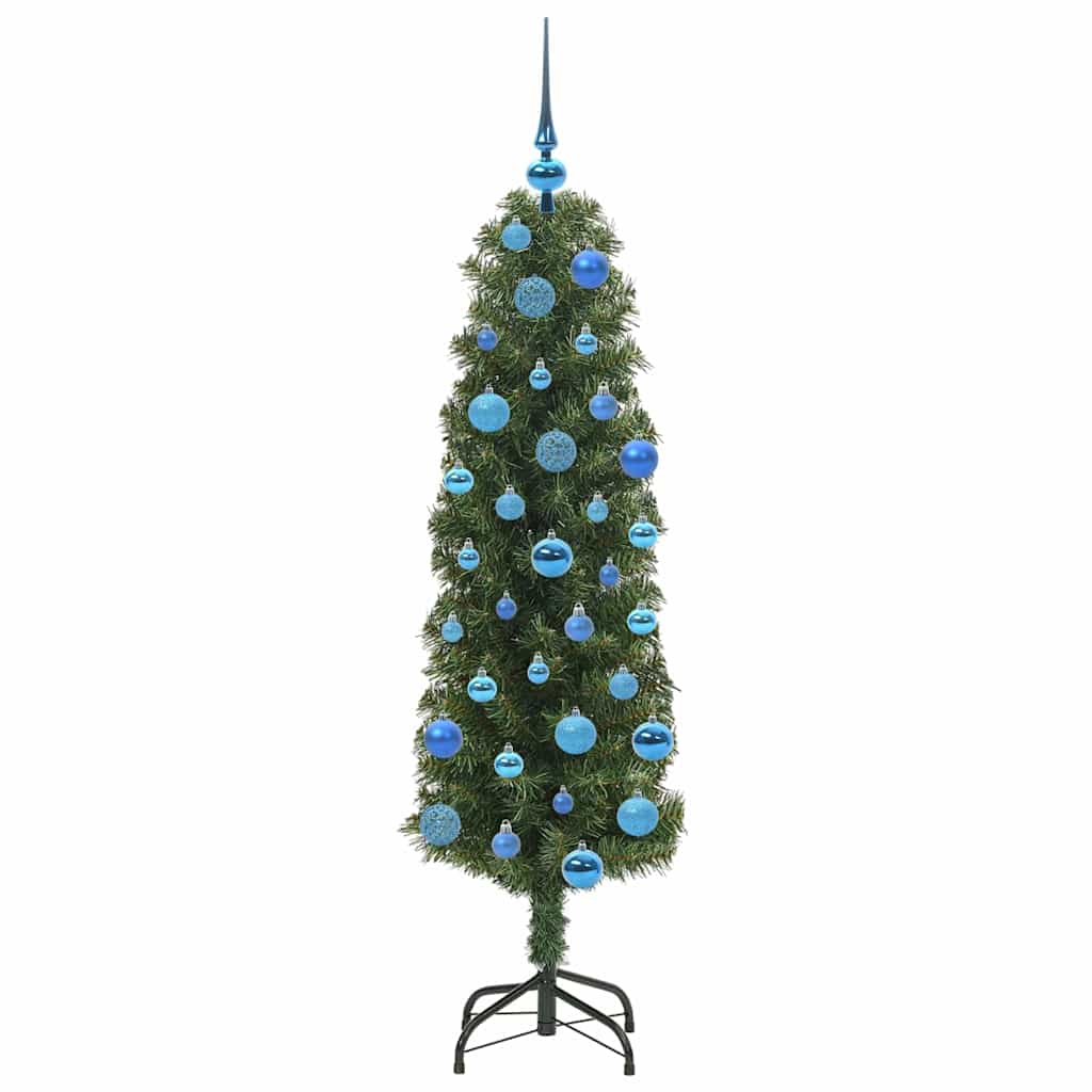 Künstlicher Weihnachtsbaum mit 150 LEDs mit Ständer Grün 150 cm