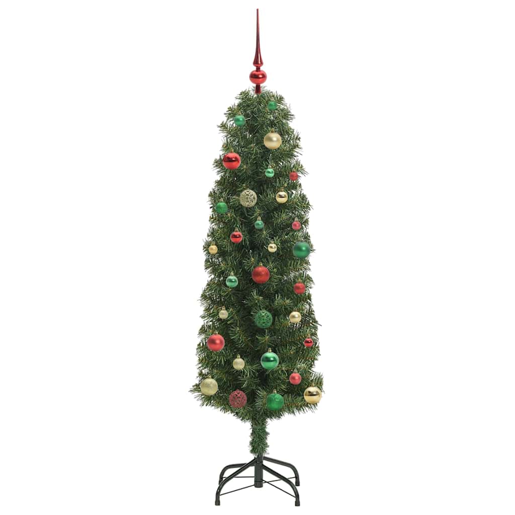 Künstlicher Weihnachtsbaum mit 150 LEDs mit Ständer Grün 150 cm