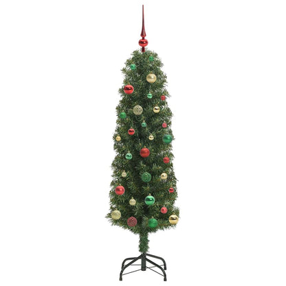 Künstlicher Weihnachtsbaum mit 150 LEDs mit Ständer Grün 150 cm