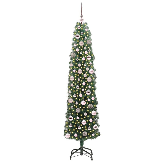 Künstlicher Weihnachtsbaum mit 300 LEDs mit Ständer Grün 180 cm